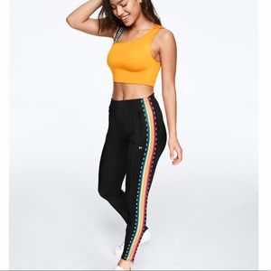 VS PINK rainbow track pants size S